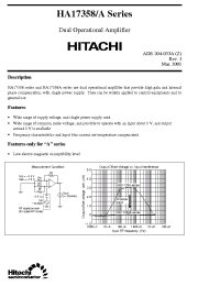 Datasheet HA17358 manufacturer Hitachi
